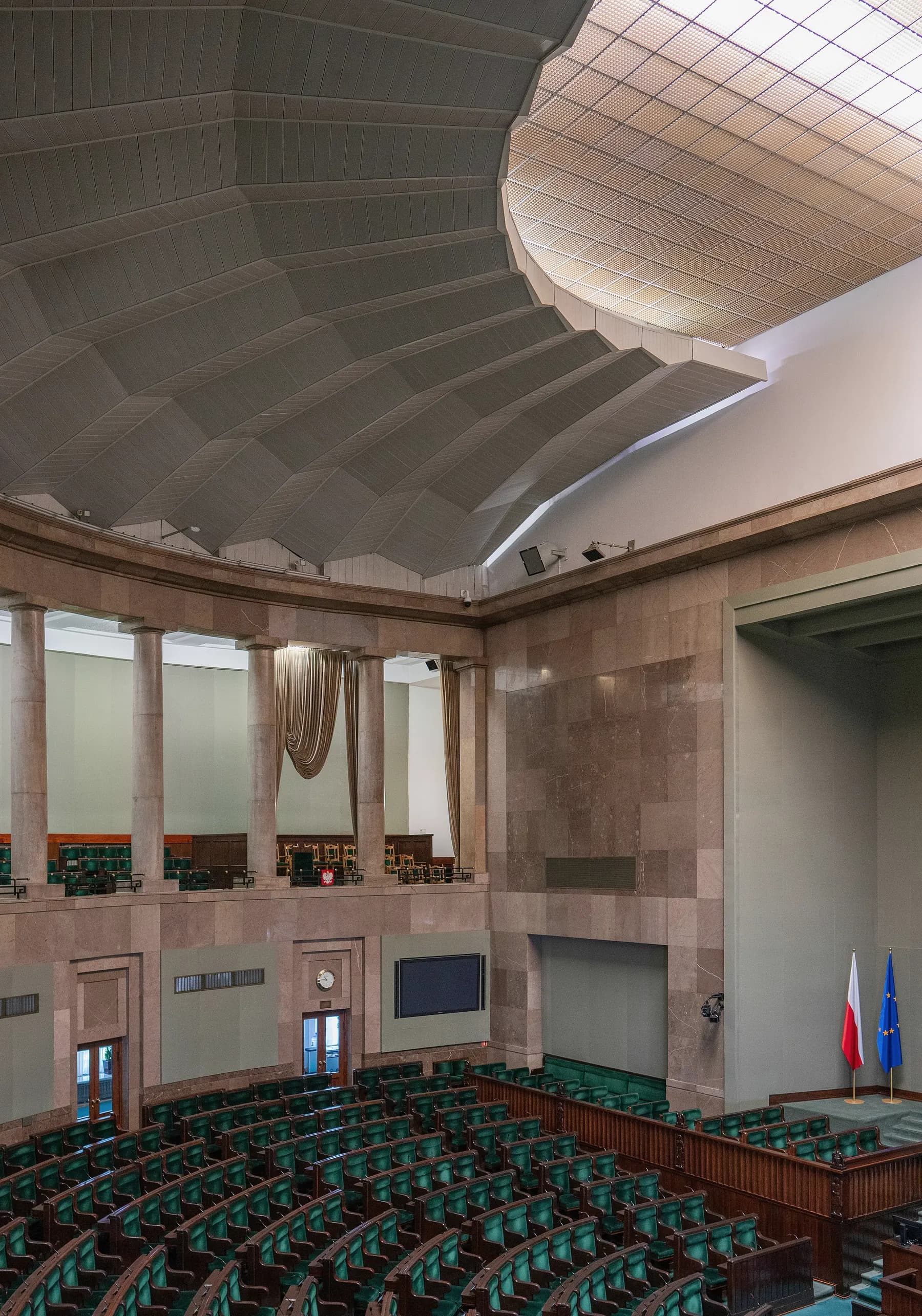 The Sejm plenary hall in Warsaw